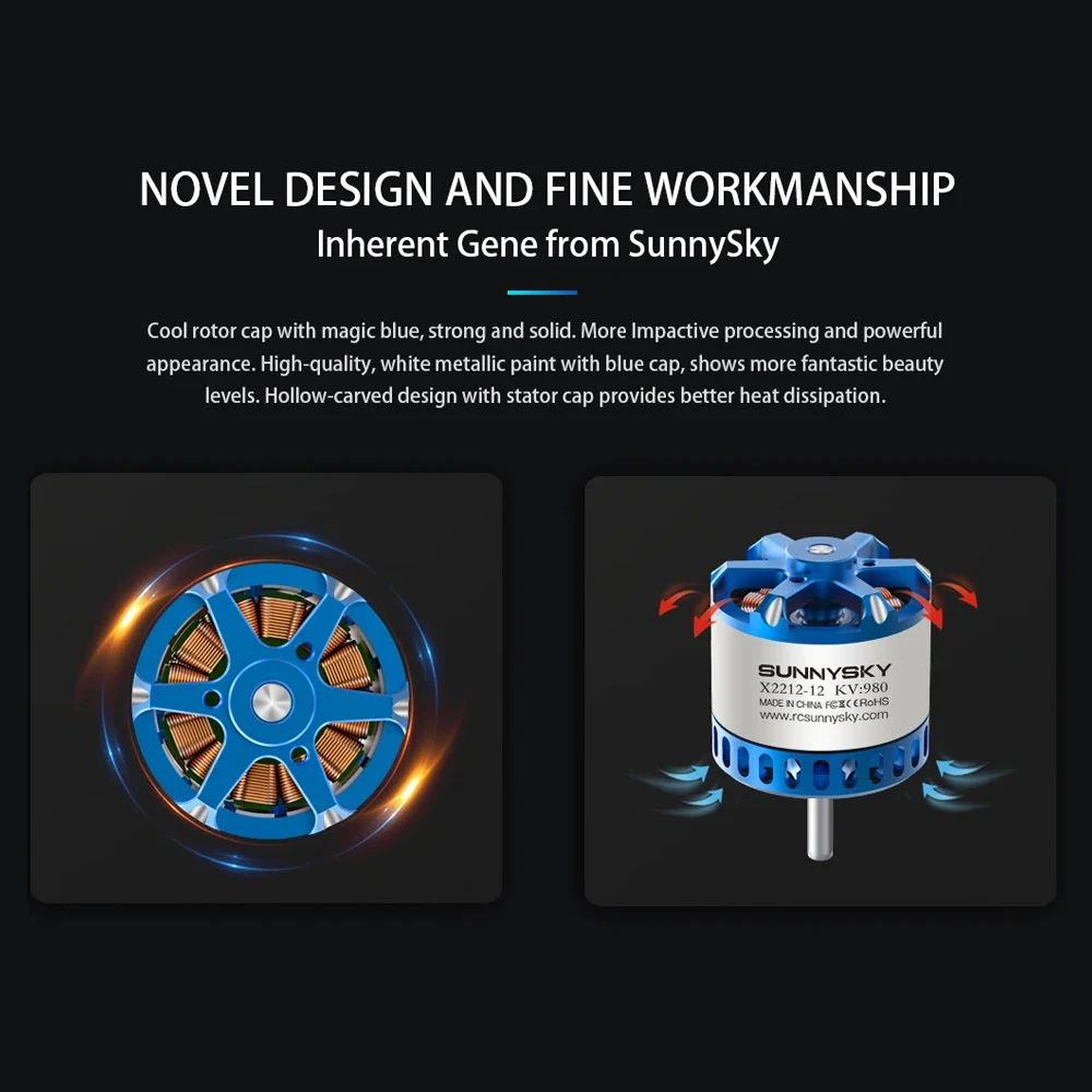 SUNNYSKY X2212-III 880KV 980KV 1250KV 1400KV 2450KV Motor with Original Box for RC Model thumbnail 2