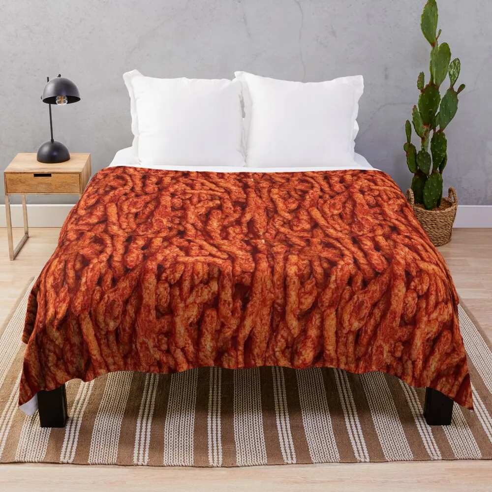 Flamin_Hot _ Cheetos Coperta Da Tiro Coperta Di Ovatta Sottile Coperte Decorative