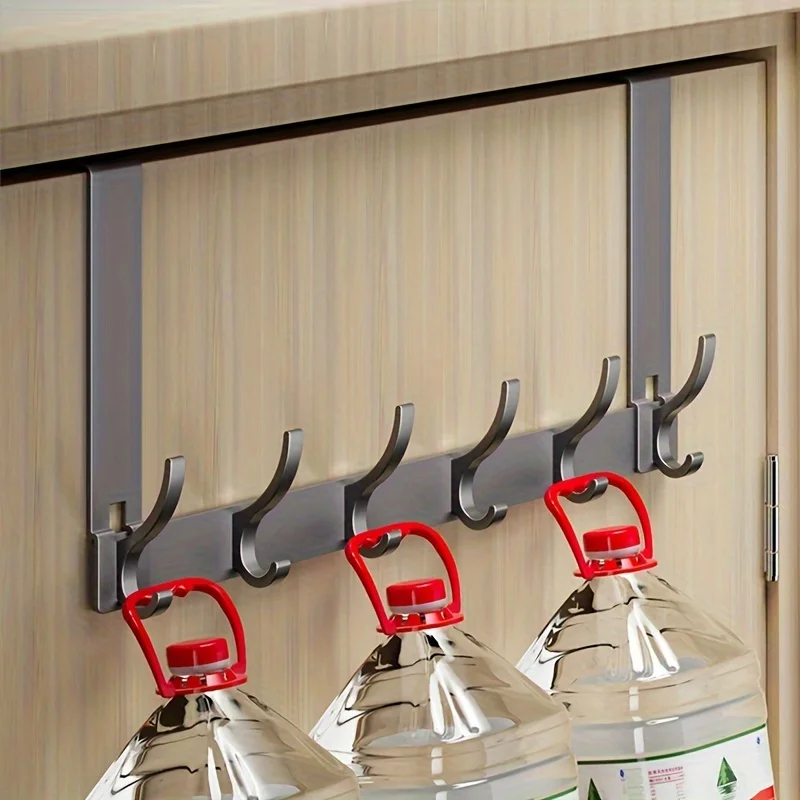 Hooks Over The Door Home Organizer Rack Clothes Coat Hat Towel Hanger Bathroom Accessories Holder Door Hang Quick Installation