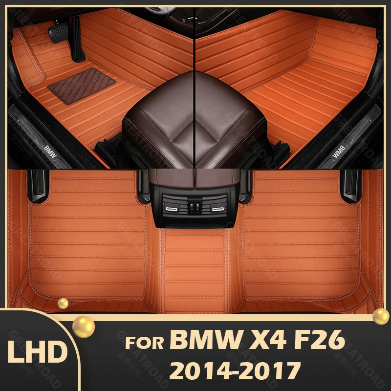 Car floor mats for BMW X4 F26 2014 2015 2016 2017 Custom auto foot Pads