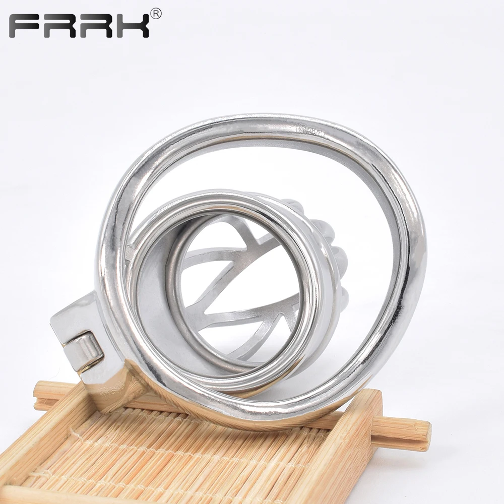 Penis Tube Sleeve Metal Male Chastity Cage Device Erotic Toys Sex Supplies Cock Rings For Men
