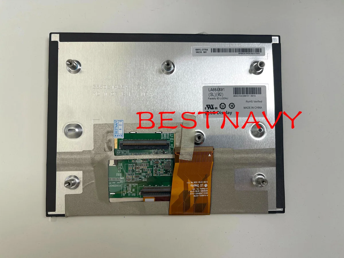 NEW 8.4Inch LCD display LA084X01(SL)(01) LA084X01-SL01 SL02 with capacitor touch digitizer for Chrysler Jeep VP4R-Navi