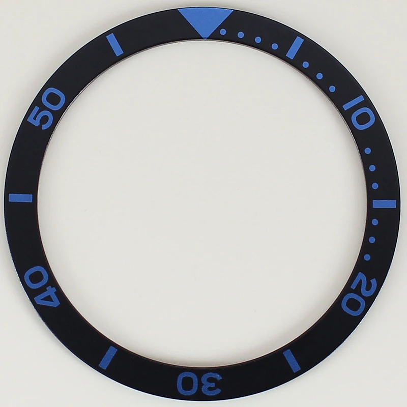Premium Aluminum/Ceramic Bezel Insert, Flat 38mm x 31.5mm, 1 Piece, High-Quality Replacement Watch Part
