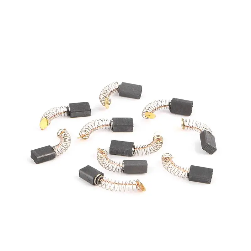 

10Pcs Power Tool Carbon Brush Electric Hammer Angle Grinder Graphite Brush for Hi tachi PR-25B/38 Dongchen