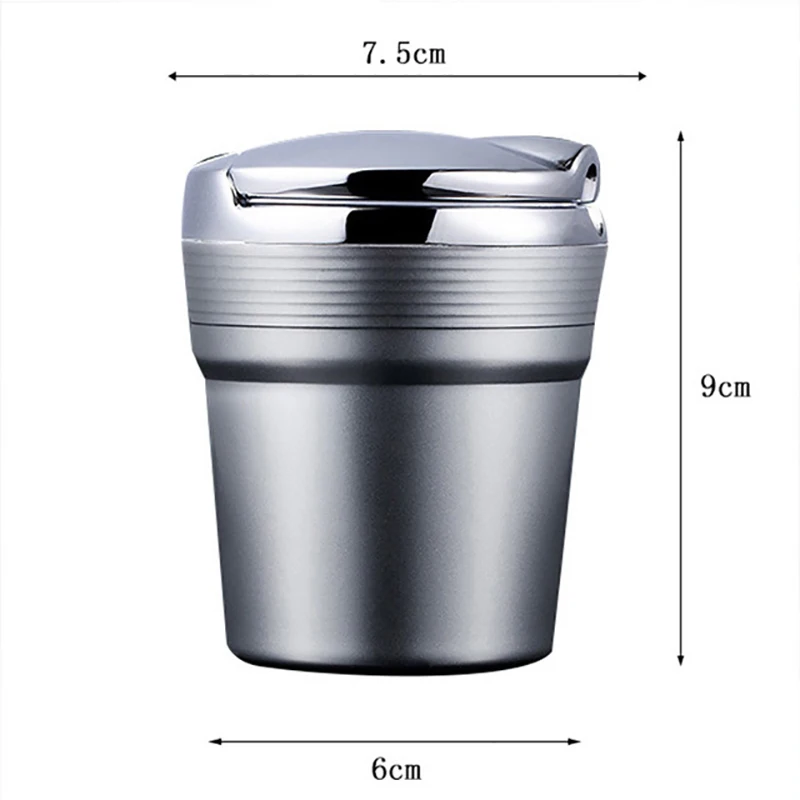 منفضة سجائر السيارة القمامة عملة تخزين السجائر منف...