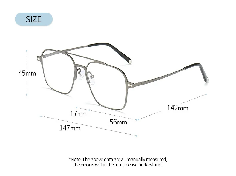 LONSY 3 In 1 Custom Magnet Myopia Sunglasses Polarized Clip On Sun Glasses Frame Men Women Vintage Optical Prescription_voghion.com