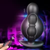 Inflatable Anal Dildo Vibrator Wireless Remote Control Male Prostate Massager Huge Butt Plug Anal Expansion Sex Toys For Men 1