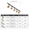 LED Gold Track light GU10 Ceiling Spotlight Industrial Track Lamp Bar Exhibition Clothing Store Light 3