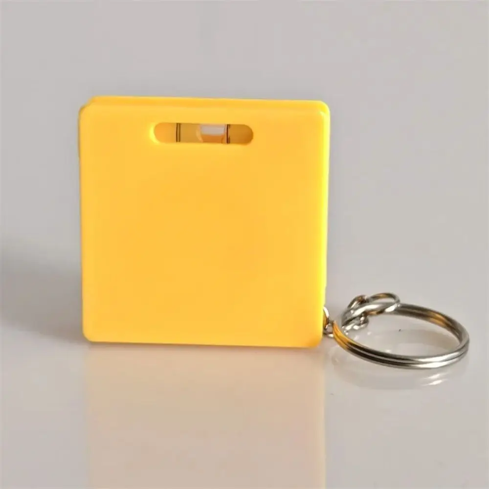 Measuring Tape Ruler 1M Retractable Mini Multifunctional Keychain For Woodworking