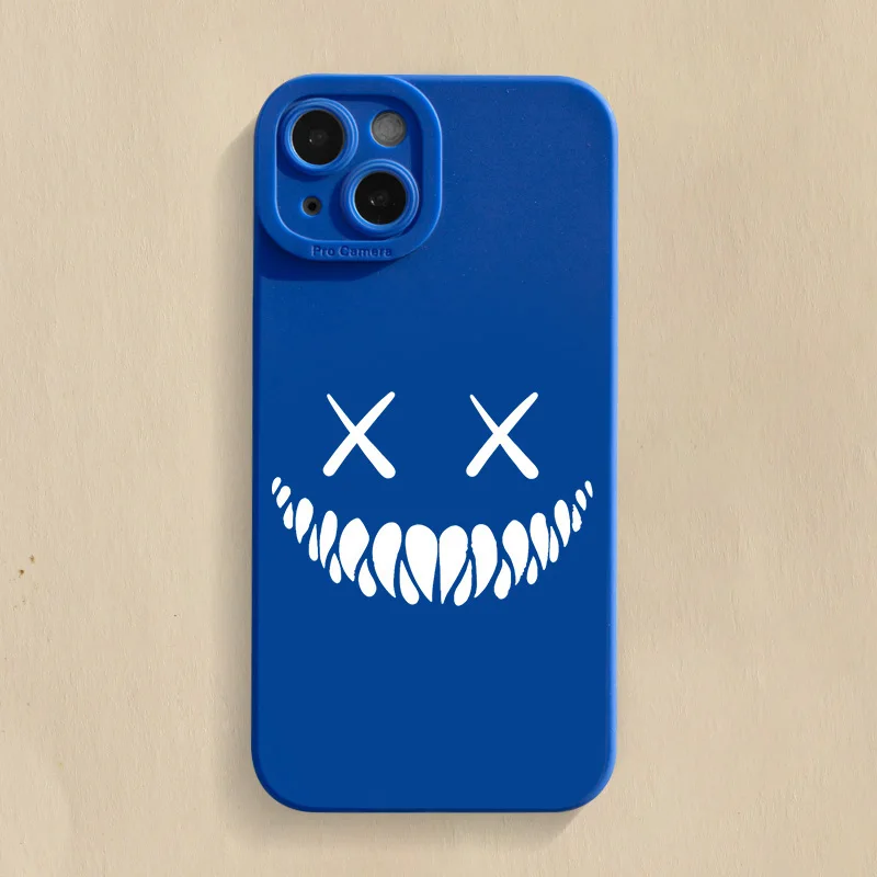 Cute Cartoon Smile Face Phone Case For Samsung Galaxy S26 S25 S24 S23 S22 Ultra Plus S21 FE A16 A33 A53 A34 A54 5G A35 A55 Cover