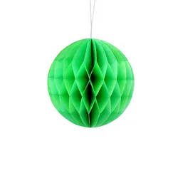 Vibrant Honeycomb Ball Decoration for Celebrations and Events (Green)