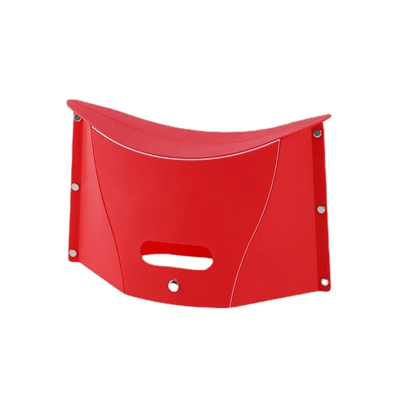 Folding Card Stool Portable Plastic Camping Chair Multi-Function Outdoor Foldable Seat for Fishing Picnic & Travel