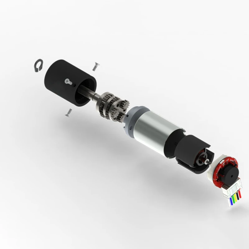 do motor da engrenagem 25mm motor 02