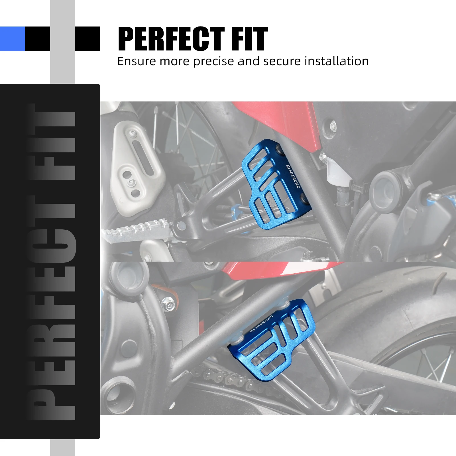 Für Yamaha Tenere 700 T700 XTZ700 2019-2024 Gepäckträgerlose Taschen Befestigungshalterungen TENERE700 Rally Edition 2020-2024 T7 XTZ700 XTZ – Detail 9