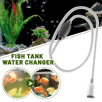 Aquarium Vacuum Cleaner 3-in-1 Water Changer Vacuum Cleaner Sand Washer & Siphon Pump Aquarium Cleaning Kit