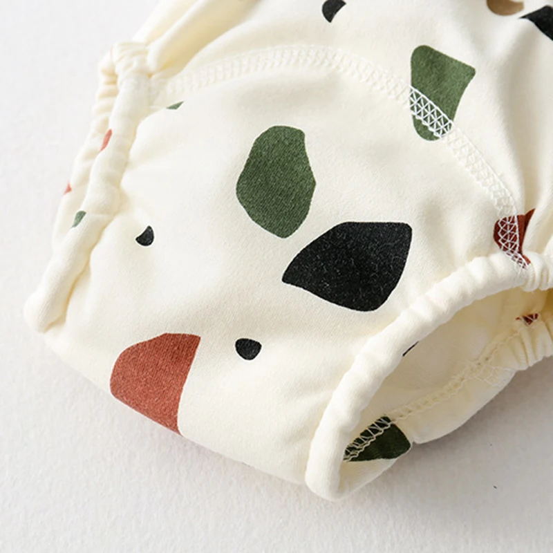Baby Training Pants Washable Cute Pattern Breathable Diaper Pants Summer Diapers Cotton Learning Trousers baby training pants