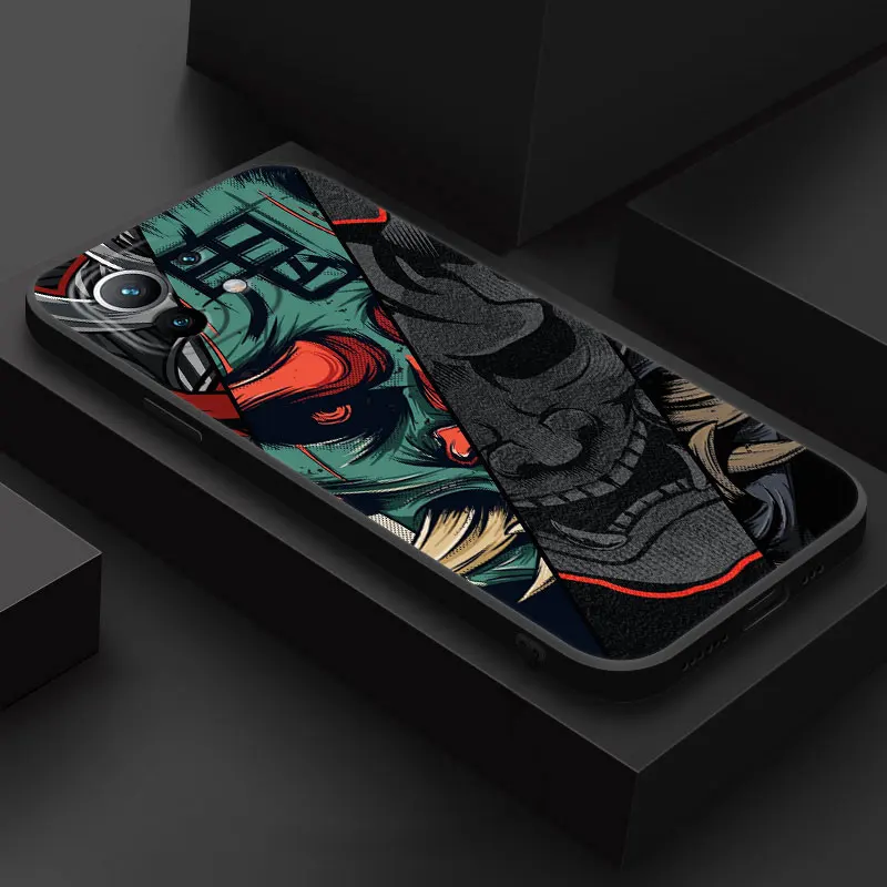 Samurai Hannya Mask Ghost Phone Case Cover