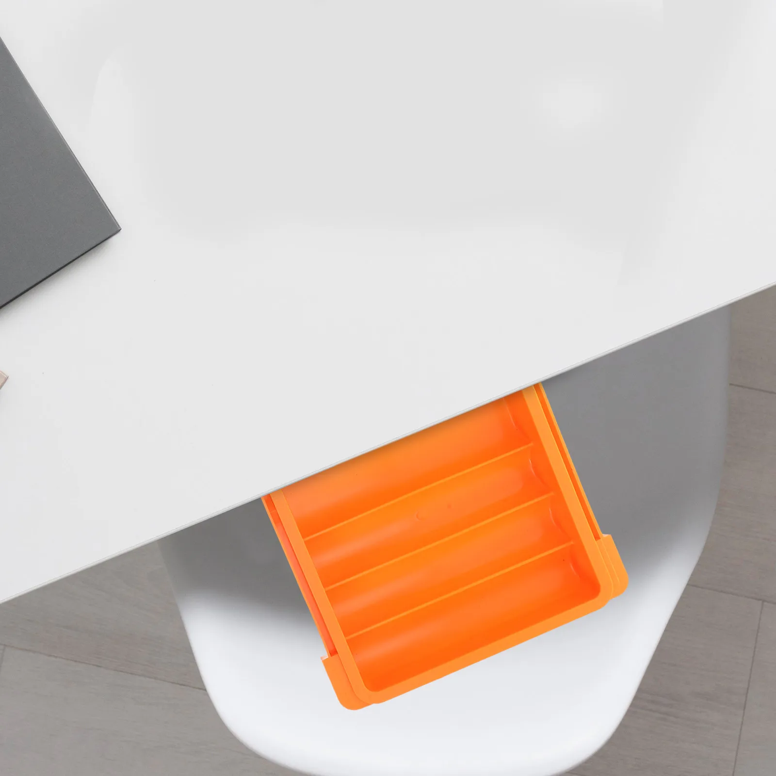 플라스틱 책상 밑 서랍형 수납함 3단 공간 절약 정리함 사무실 데스크탑 도구 정리용