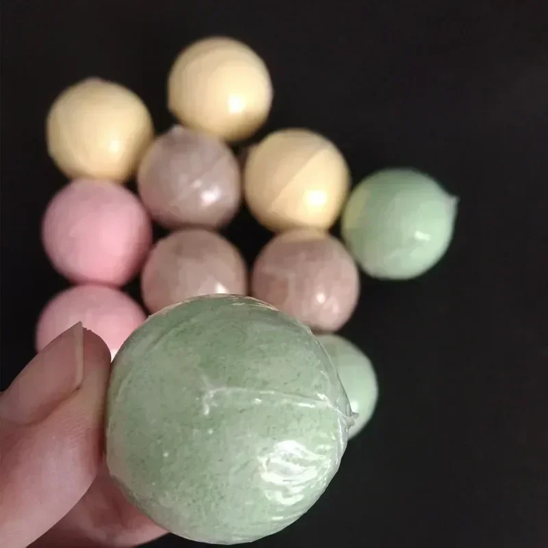 Herb Essential Oil Foot Bath Salt Powder Ball Herbal Foot Bath Pill Instant Effervescent Ball Spa