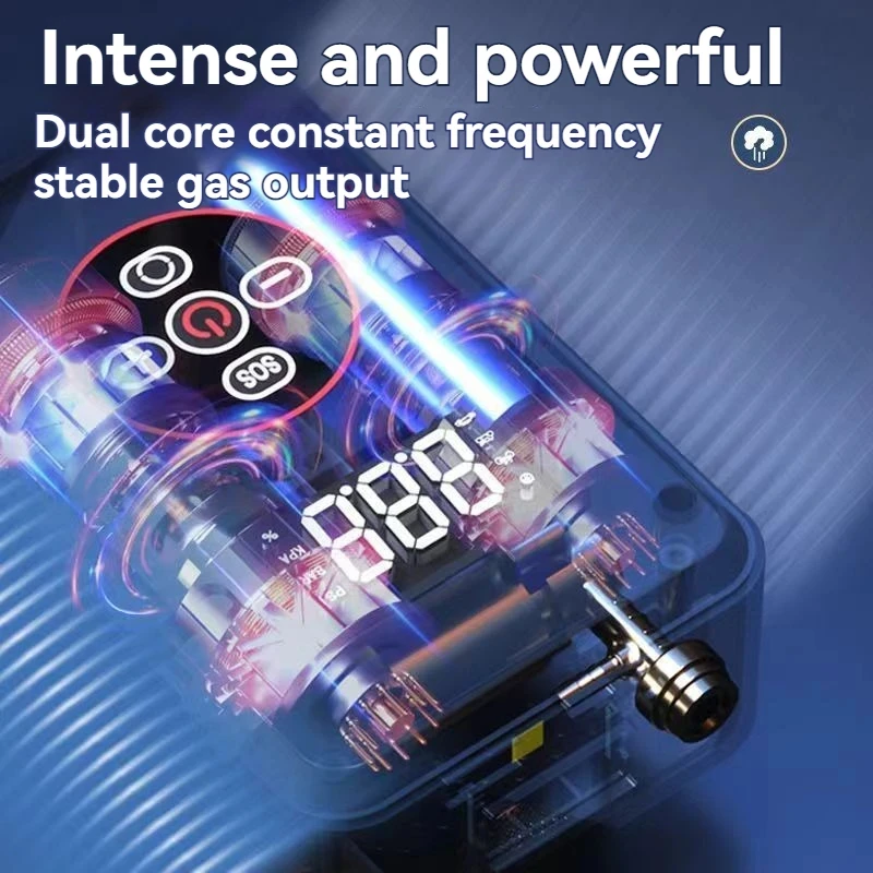 Car Tyre Inflator Portable Tire Air Pump inflatable Mini Pump Air Compressor For Tires Blower/ Inflator Wireless