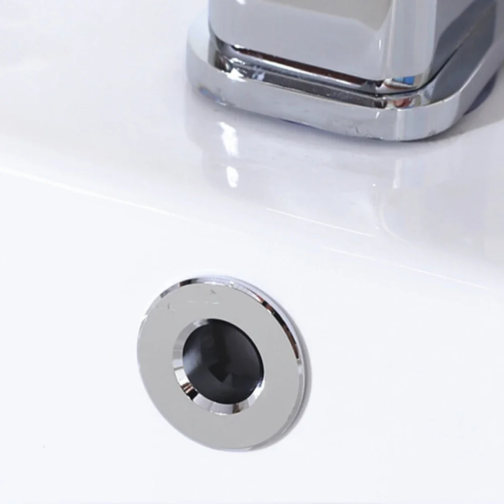 Sink Overflow Cover Bathroom Sink Overflow Cover Overflow Cover Black Silver Gold Vintage Bronze Brass Bathroom Basin Faucet Sink With Six-foot Ring Insert Replacement
