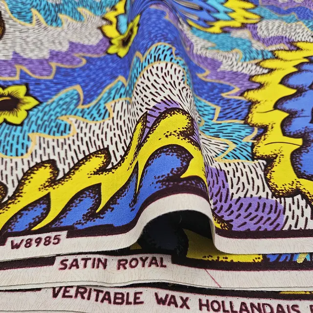 New Pattern Cotton Wax Printed Fabric 4