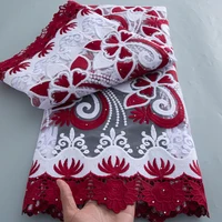 Blue Mesh Tulle Lace Fabric Sequin French Luxury Bride Dress Embroidery African Lace Fabric 2026 High Quality Net Material A3812 4