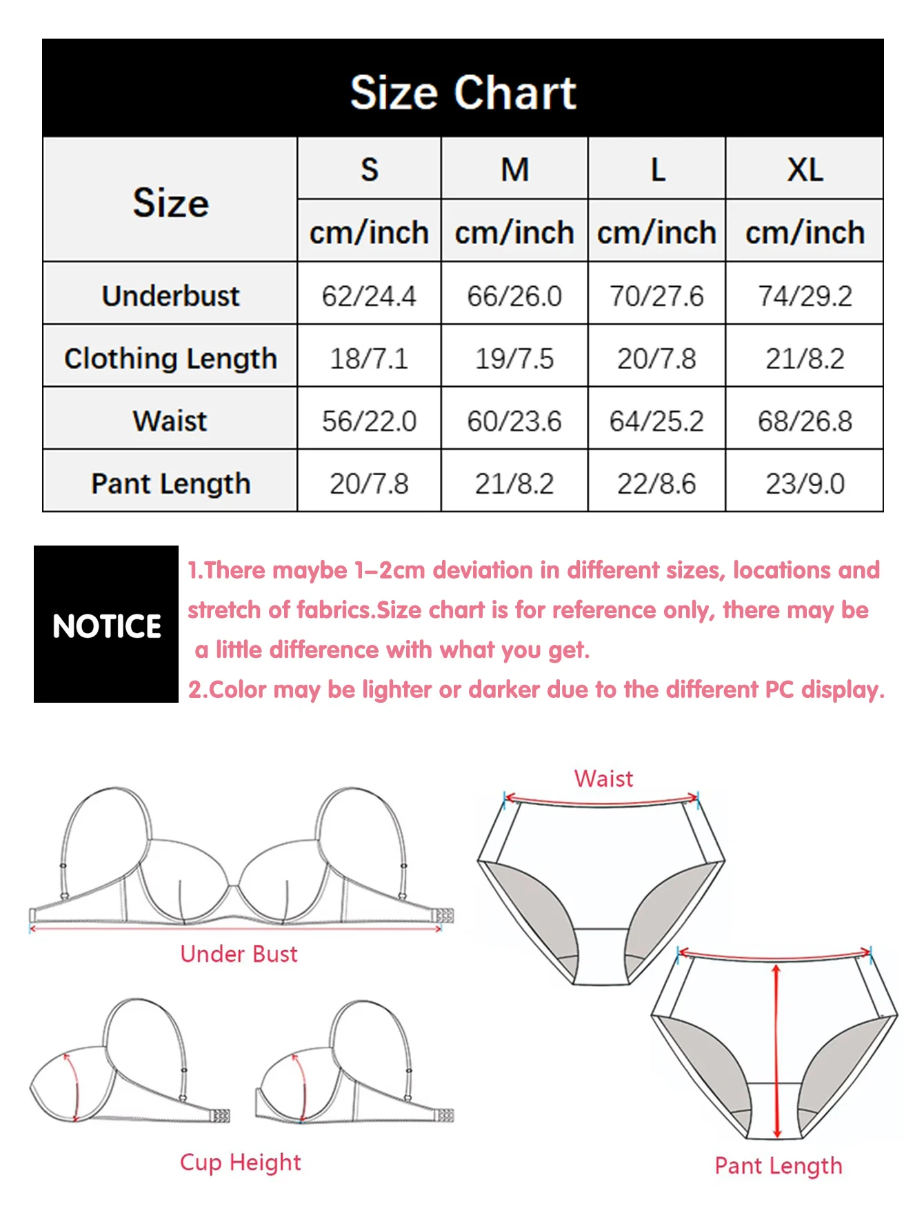 Sexy Lace Front Closure Wireless Bra & Panty Set Women's Underwear Lingerie Comfortable Push Up Bralette