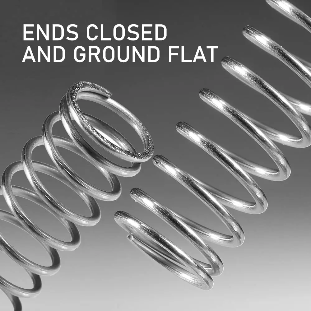 مجموعة زنبرك ضغط 304، 390 قطعة من 24 مقاسًا مختلفًا من نوابض الفولاذ المقاوم للصدأ