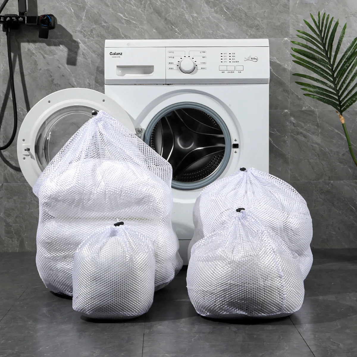 

Large Washing Laundry Bag Mesh Organizer Net Dirty Bra Socks Underwear Shoe Storage Wash Machine Cover Clothes Anti-deformation