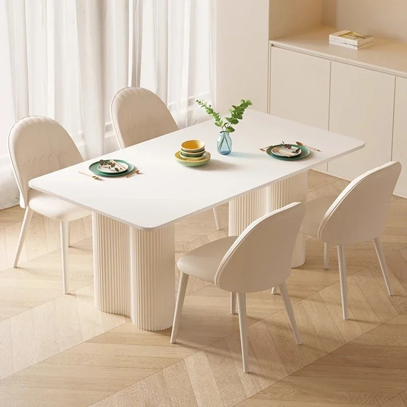 

Nordic Mobile Dining Table Side Luxury White Kitchen Living Room Wall Dining Table Center Mesas De Jantar Luxury Furniture