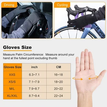 Savior Heat Electric Heated Glove Liners for Men Women Rechargeable Battery Heating Riding Ski Snowboarding Cycling Thin Gloves 6