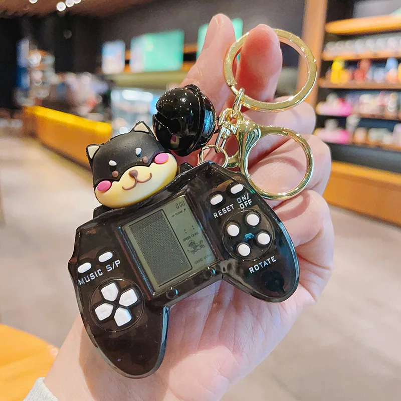 Game Machine Keychain Keyring Cute Gamepad Boyfriend Joystick