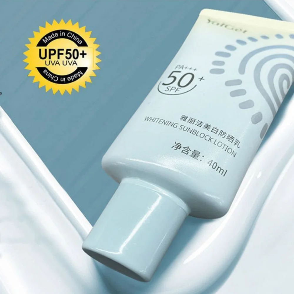 YaliJie Facial Body Sunscreen Whitening Primer SPF50+PA+++ Concealer Brighten Skin Tone Moisturize And Control Oil Cosmetics 2