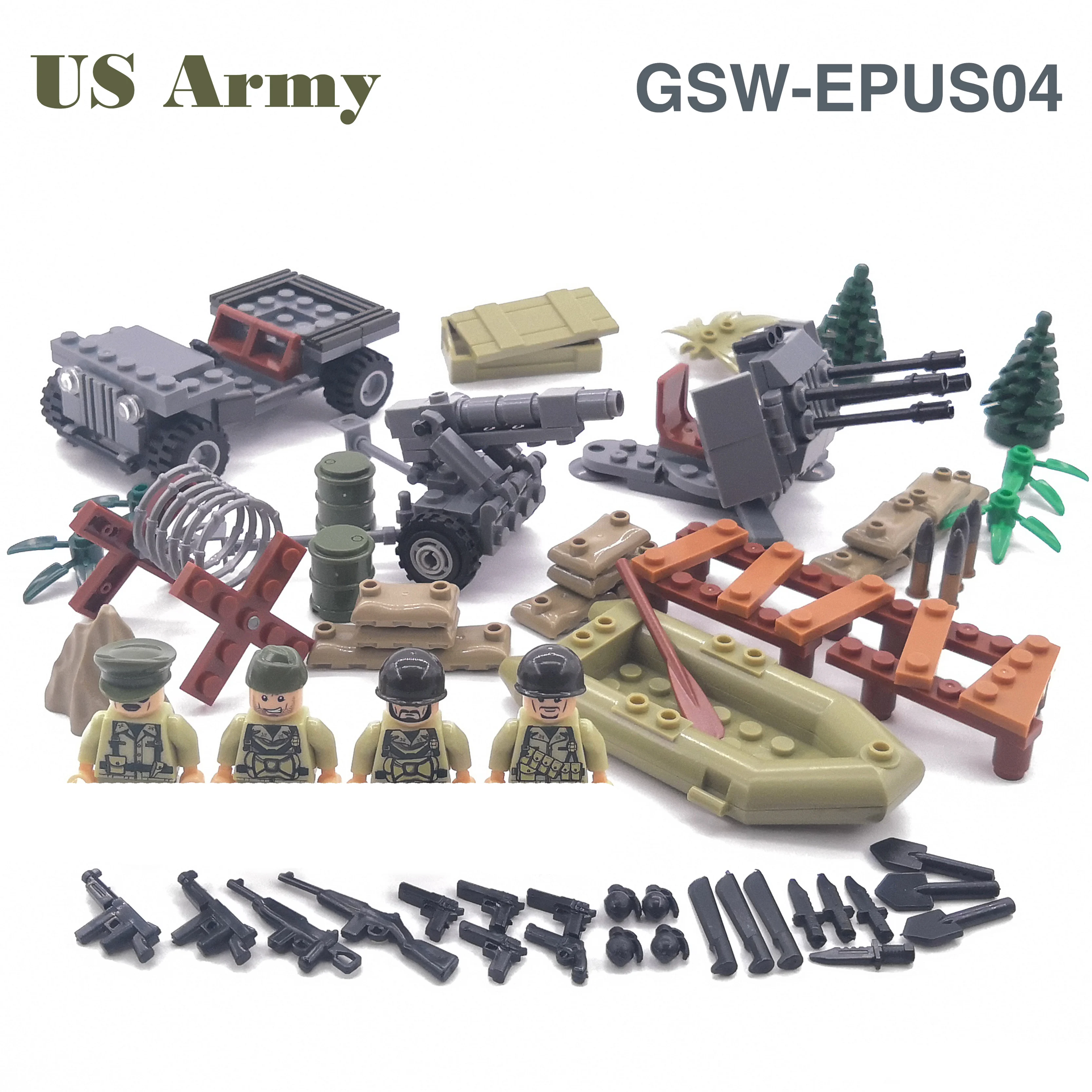 WW2 Russia Soviet Red Army Eastern Front US UK Mini Soldier Military War Figure Weapon Gun Building Block Brick Children kid Toy building blocks,construction blocks