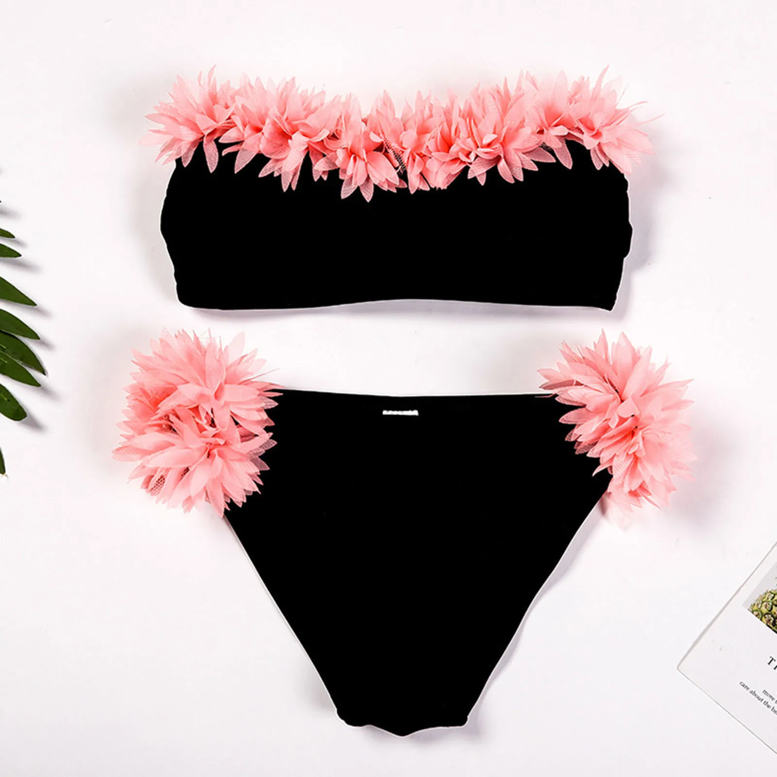 Kids Girls Swim Suit Two Pieces Bikini Set Flower Bathing Suits Swimwear girls swimwear