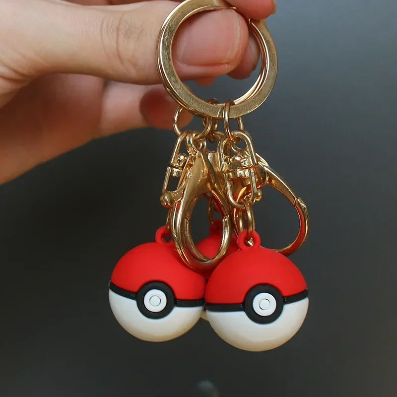 20pcs/lot  Action Figure Pokeballs  Keychain Pendant Toy Christmas For Gifts 2