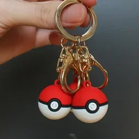 20pcs/lot  Action Figure Pokeballs  Keychain Pendant Toy Christmas For Gifts 2