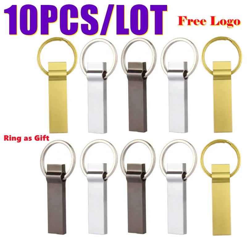 цена 10PCS/LOT Custom Logo USB 2.0 flash drive customize logo flash 4gb 8gb 16gb 32gb memory card 128g pen drive over 10pcs free logo