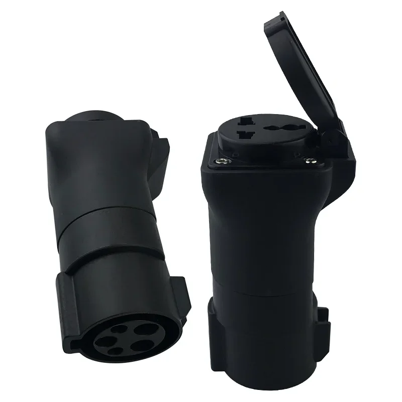 

EVSE J1772 To AC Universal Socket Adapter Car Charger Connector Adaptor For 220V Electric Motorcycle Scooter RV Patrol Car