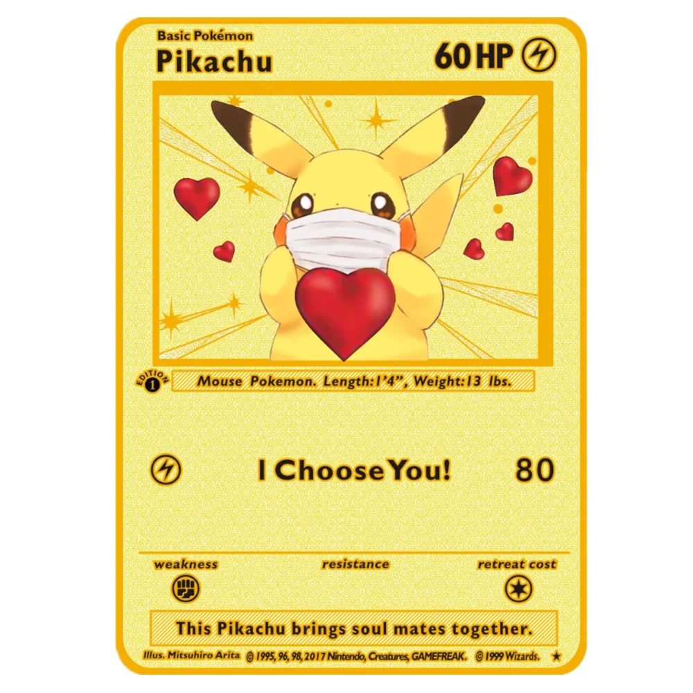Brand New 27 Pokemon Metal English Kapikachu I Choose You GX EX Vmax Birthday Gift Collection Cards Super Game Anime Kids Toys Brand New 27 Pokemon Metal English Kapikachu I Choose You GX EX Vmax Birthday Gift Collection Cards Super Game Anime Kids Toys
