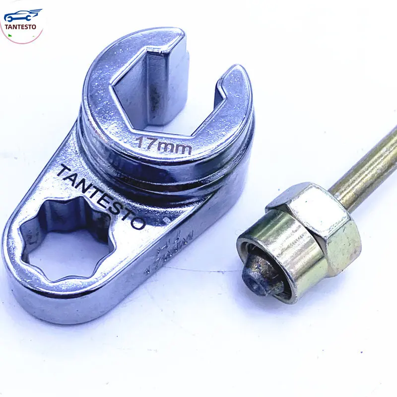 17mm 19mm 22mm High Pressure Tubing Pipe Wrench Octagonal Socket Nitrogen and Oxygen Sensor  Repair Tool