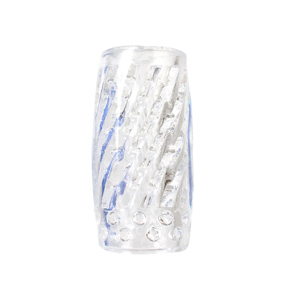 Delay Exercise Cock Training Adult Products Soft TPE Penis Sleeve Male Masturbator Cup Sex Toy for Men Glans Trainer