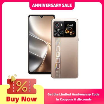 6.88-Inch Android Smartphone 5G Cubot X100, Dimensity 7025, 6nm, 2.5GHz, 16GB(8+8), 256GB, 64MP Camera, 5100mAh Battery, NFC