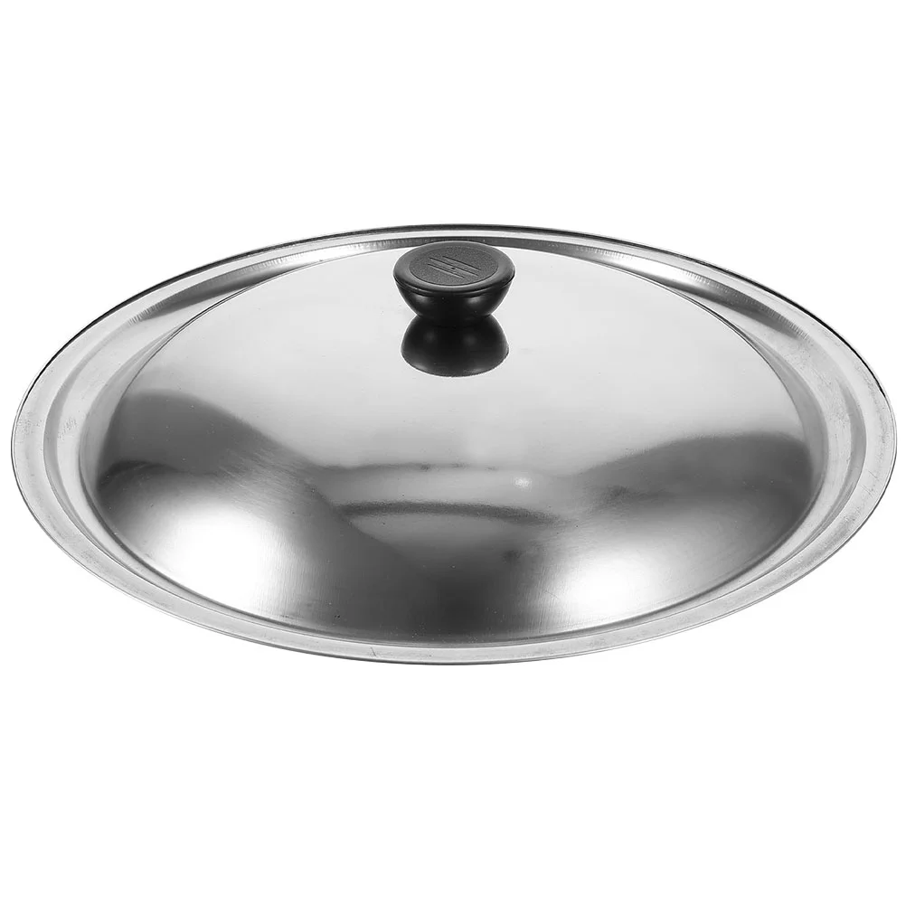 

Universal Pot Pan Lid 12.5 Inch Skillet Cover Stainless Steel Frying Pan Lid Replacement Pot Lid Knob Handle Home Kitchen