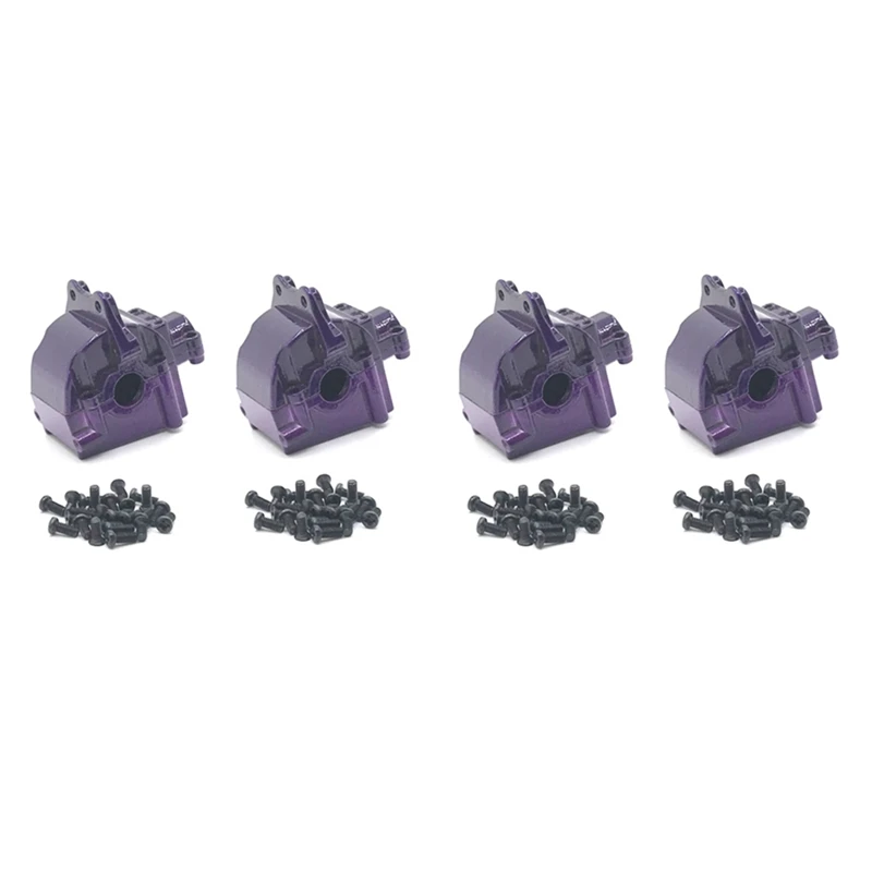 

Металлический корпус дифференциальной коробки передач, крышка для Wltoys 144001 124019 124018, детали для обновленных радиоуправляемых автомобилей, аксессуары, 4 шт.