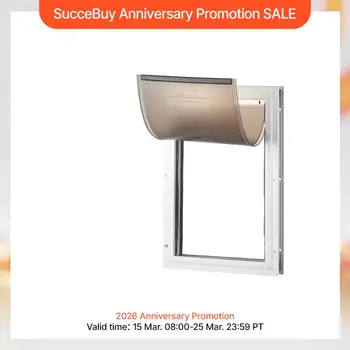 Aluminum Lockable Pet Door 1
