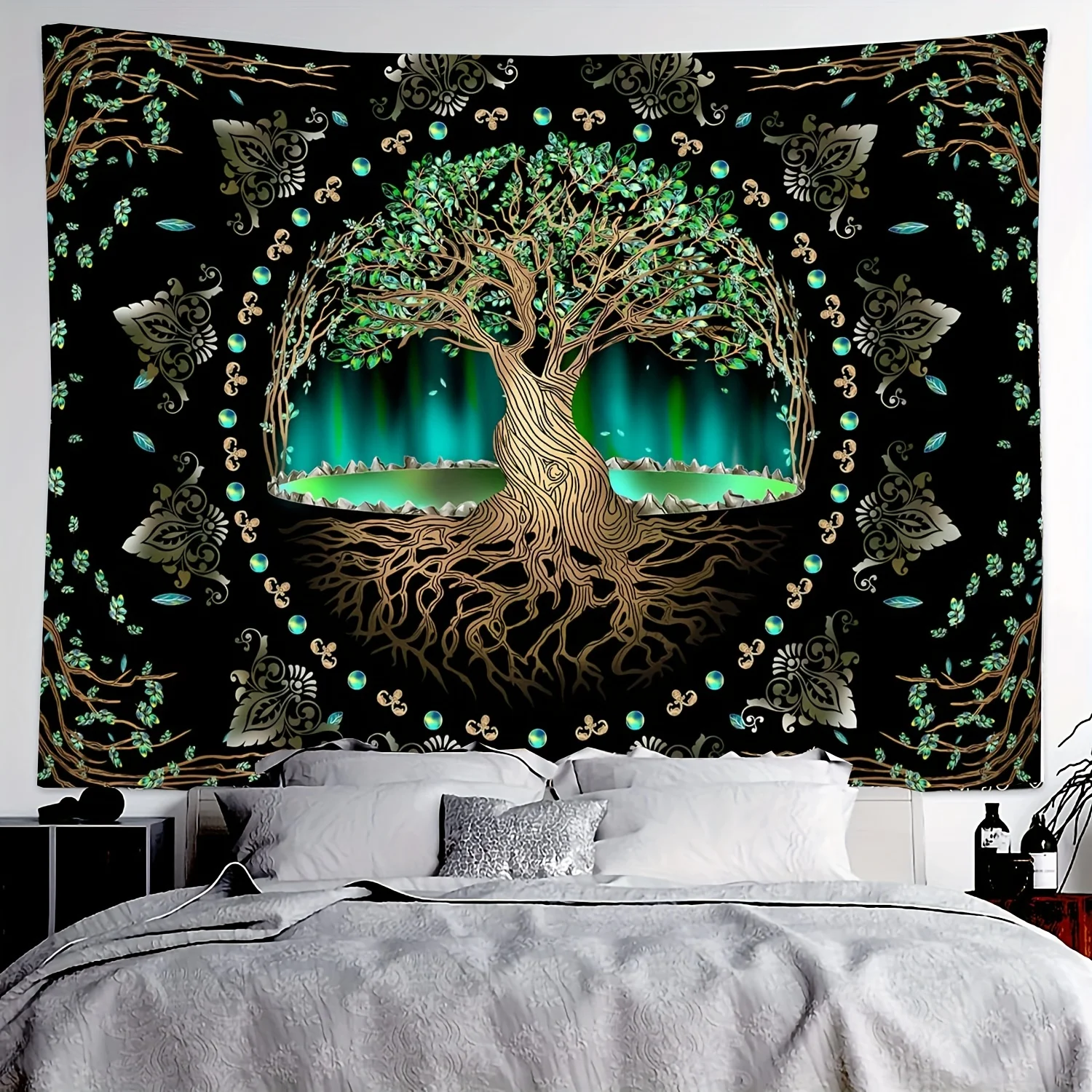 Tapestry Decor 1pc Cosmic Life Tree Tapestry Dreamy Big Tree Home Decor Origin Background Wall Hanging Cloth Multiple sizes