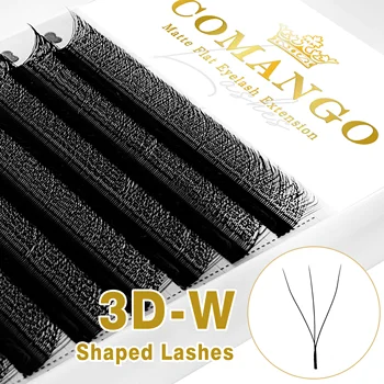 2D 3D 4D 5D Premade Fans Eyelash Extension W Shape C/D Faux Mink Natural Soft Bloom Lash Automatic Flowering Volume Eyelashes 1