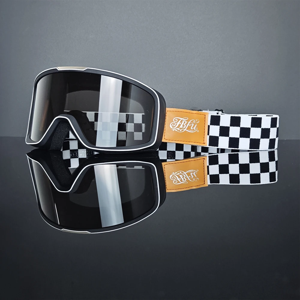 Scratch Resistant Motorbike Eyeglasses High Quality Lens Keep Clear View On Long Distance Outdoor Trip